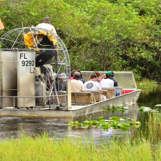tzw. airboat w Everglades